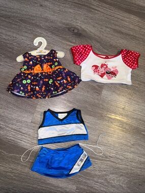 Build A Bear 3 complete outfits